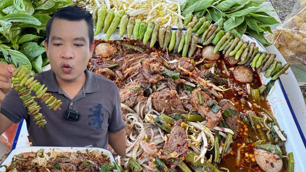 ปรุงแบบนี้ ถ้ากินที่ร้าน แม่ค้าคงตาค้าง เตี๋ยวเนื้อเปื่อย พริกจี่ แคบงัวกรอบ แซ่บๆ