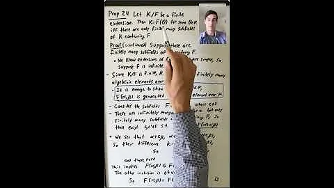 The Primitive Element Theorem (Algebra 3: Lecture 24 Video 3)