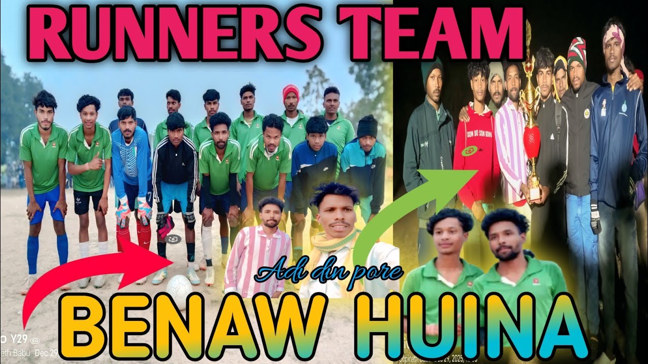 RUNNERS TEAM BENAO HUINA II SANTALI VLOG VIDEO⚽♥️.