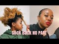 Slick Back Ponytail with No Part [Thick Hair, Short Hair and Beginner Friendly] Liyah Moore