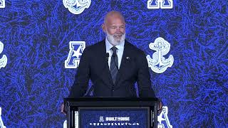 Navy Football Press Conference: Head Coach Brian Newberry (American Kickoff 2026)
