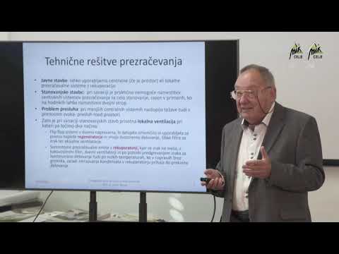 Energijska sanacija stavb in prezračevanje - prof. dr. Peter Novak