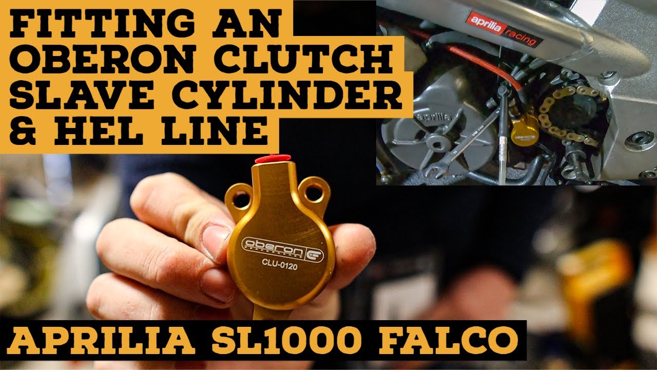 Fitting an Oberon Clutch Slave Cylinder & HEL Clutch Line to my Aprilia