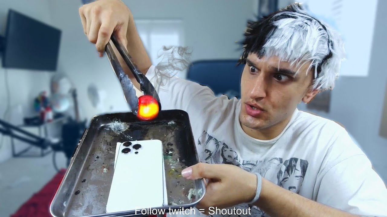 1000 Degree Ball vs iPhone!