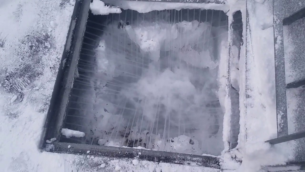 どんどん溶ける融雪槽！！