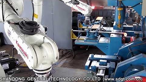 SDGT-Leaf Spring Making Machine Manufacturer -Automatic Eye Forming Line with Robot