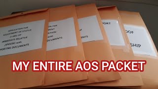 MY ENTIRE ADJUSTMENT OF STATUS (AOS) PACKET (TAGALOG) | TEAM TAYLOR CHANNEL