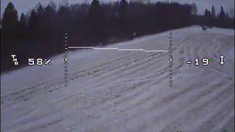 KDS Kylin FPV OSD view in Fatshark Dominator v3