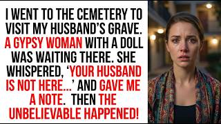 Visiting her deceased husband's grave, the wife met someone she never anticipated...