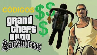 CÓDIGOS GTA SAN ANDREAS de COMO GANHAR DINHEIRO, JETPACK no PS2, PS3, PS4,  Xbox, Xbox One, Xbox 360 