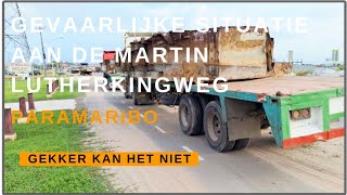 Download Lagu GEVAARLIJKE SITUATIE AAN DE MARTIN LUTHERKINGWEG OP DE HOOGTE VAN PARAKREEKBRUG! MP3