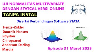 Multivariate Normality Test with STATCAL and STATA