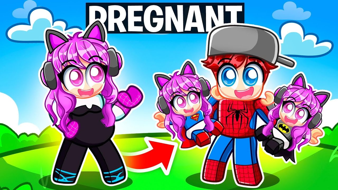 My GIRLFRIEND is PREGNANT With SUPERHERO TWINS in Roblox!
