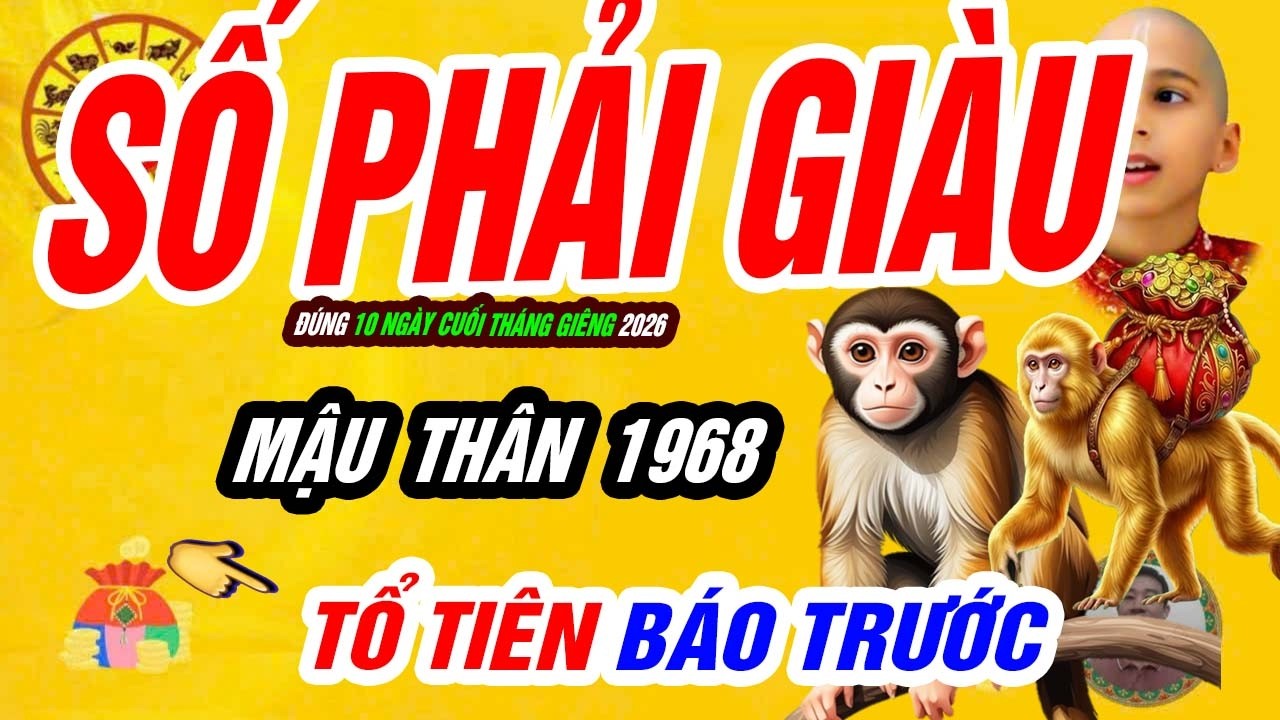 🐒 Cao Thủ Gặp Cơ! MẬU THÂN 1968 đúng 10 ngày xoay chuyển vận may PHÁT TÀI
