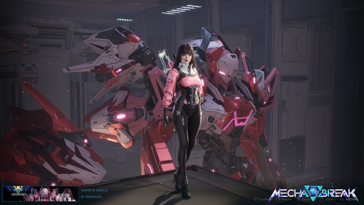 Mecha BREAK Kanon Kamiya Narukami Type-S Preview and Unlock Animation