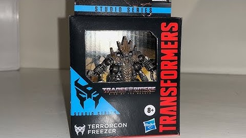 How to transform studio series Transformers terrorcon freezer. Core class SS figure 3 modes