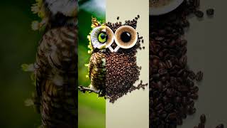 Owl coffee #art