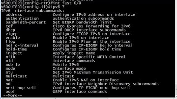 327 OSPF v3 Adjacency Lab