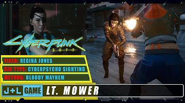 Cyberpunk 2077 Cyberpsycho Sighting: LT Mower Complete Walkthrough