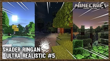 Shader Mcpe 1.17 Realistic #5 || No lag || No Clickbait