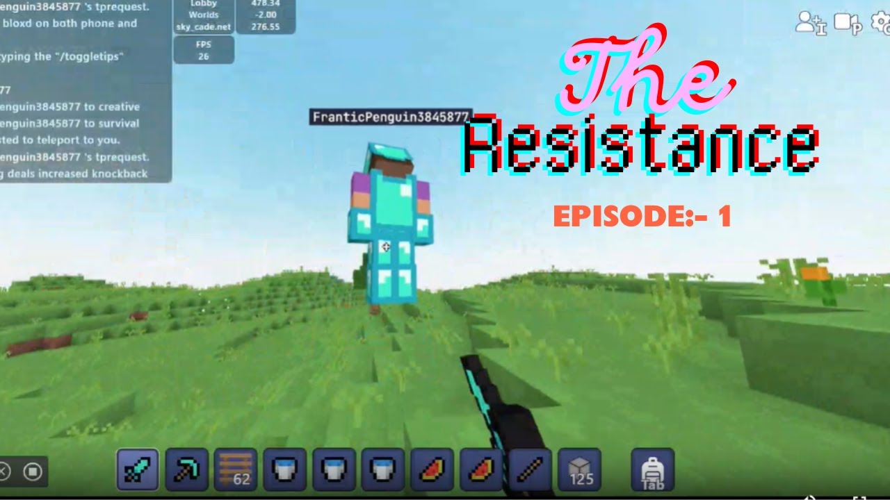 The RESISTANCE ||Episode 1|| (Scams, making my base better + hp gains  😎)