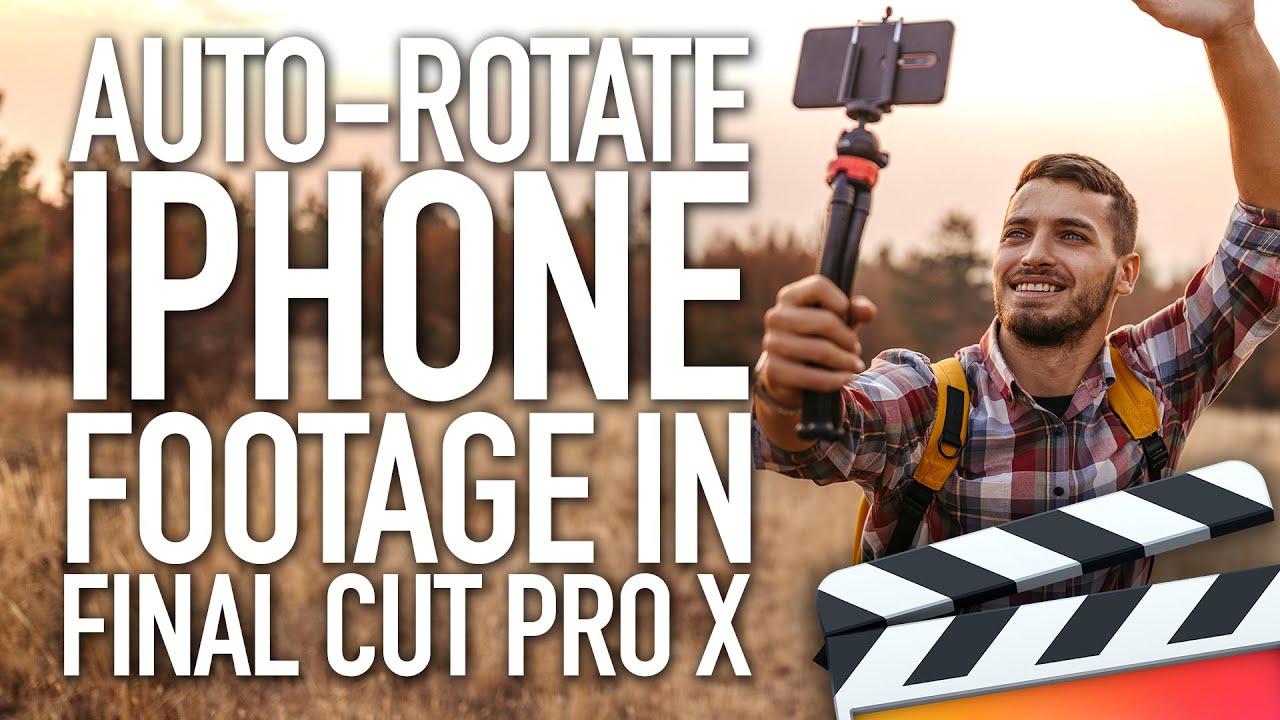 How to Rotate iPhone Videos in Final Cut Pro X FCPX - YouTube