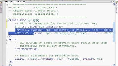 40 SQL Server 2008 视频教程  存储过程