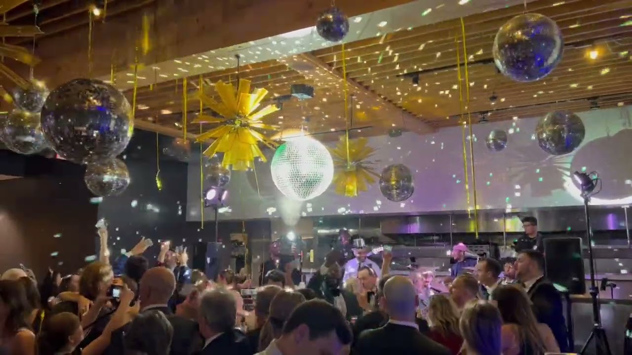 New Year's Eve Disco Ball Drop Clock