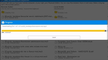Net Shares File Explorer for Blackberry 10, Playbook and Android