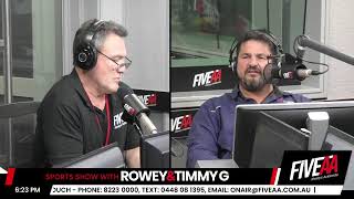 WATCH LIVE: Sports Show with Rowey & Timmy G