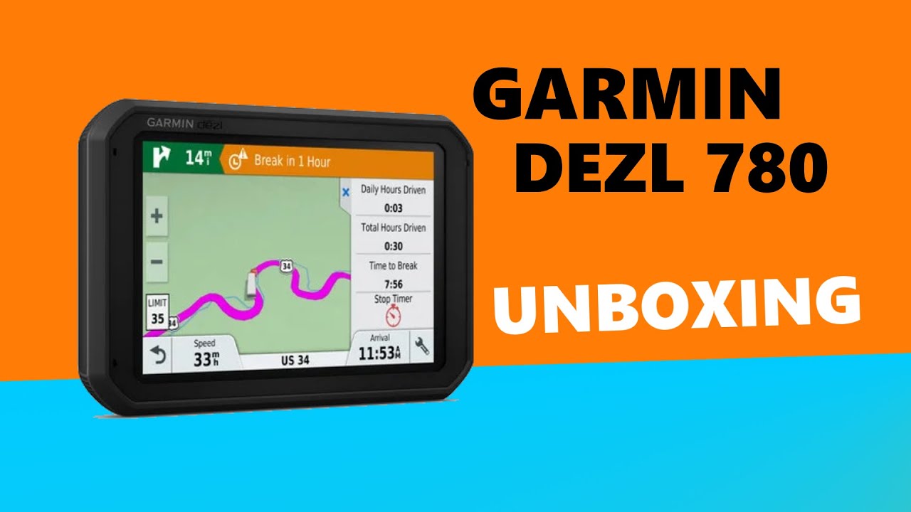 fraktion Hjelm kollidere Garmin dezl 780LMT-D EU Unboxing HD (010-01855-10) - YouTube