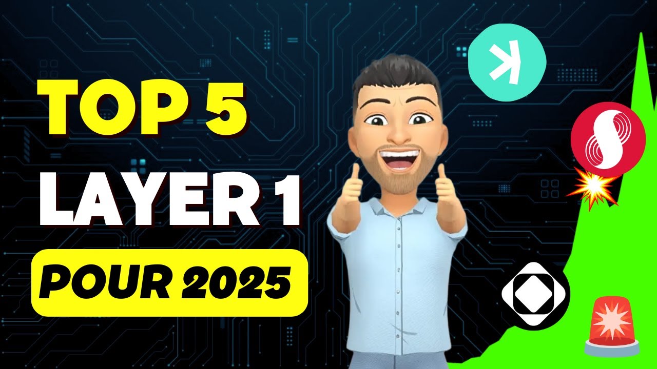 TOP 5 des CRYPTOS LAYER 1 Pour 2025 🔥À NE PAS MANQUER Pour le BULL RUN ...
