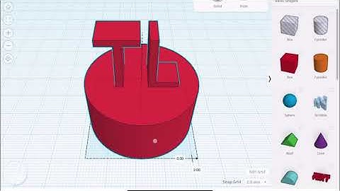 Using Snap Grid in TinkerCAD