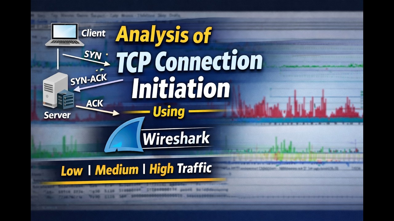 Analysis of TCP Connection Initiation Using Wireshark - YouTube