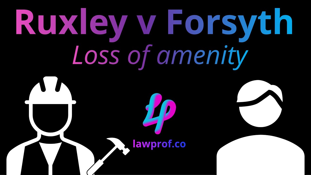 Ruxley v Forsyth [1996] AC 344 | Contract Law