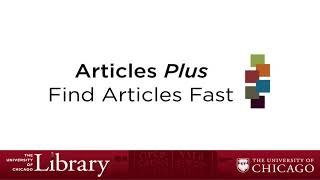 Articles Plus: Find Articles Fast