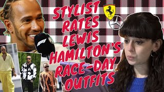 Stylist Rates Lewis Hamilton's 2023 Race-day Outfits