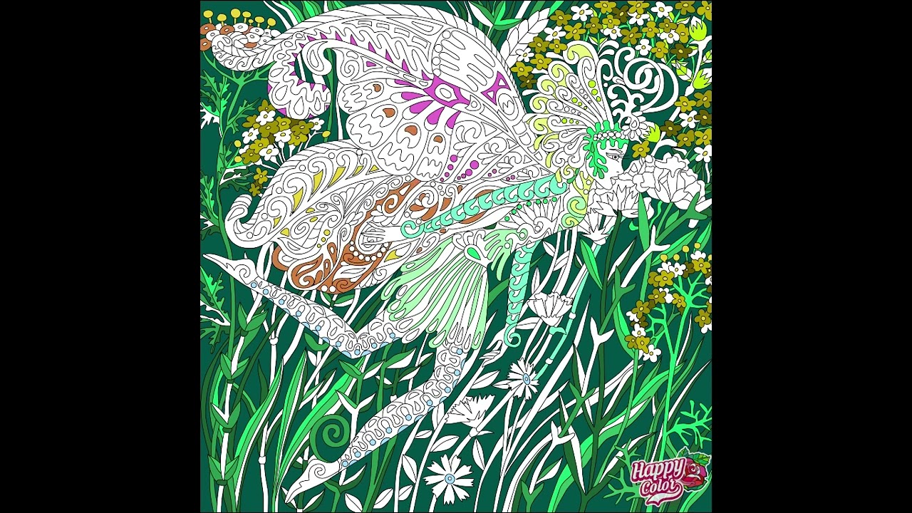 HAPPY COLOR COLORING GAME 봄의 전령 The messenger of spring