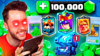 🤑 GASTO 100.000 GEMAS EN CLASH ROYALE ¡MI PRIMER CAMPEÓN AL NIVEL 14! - TheGrefg screenshot 4