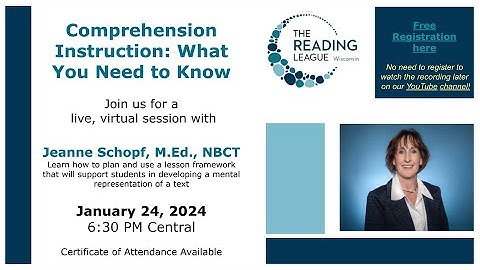 Comprehension Instruction: What You Need to Know