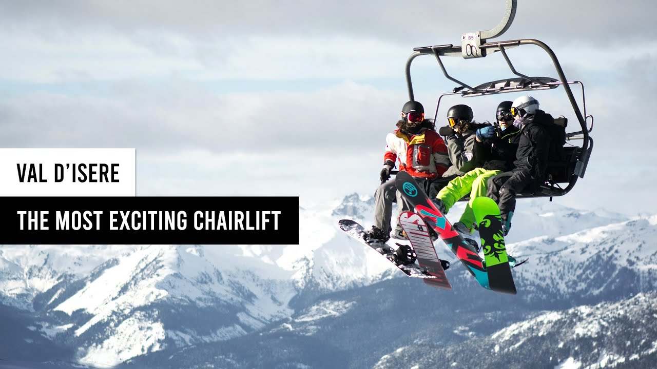 The Most Exciting Chairlift in the World Leissieres in Val d'Isere