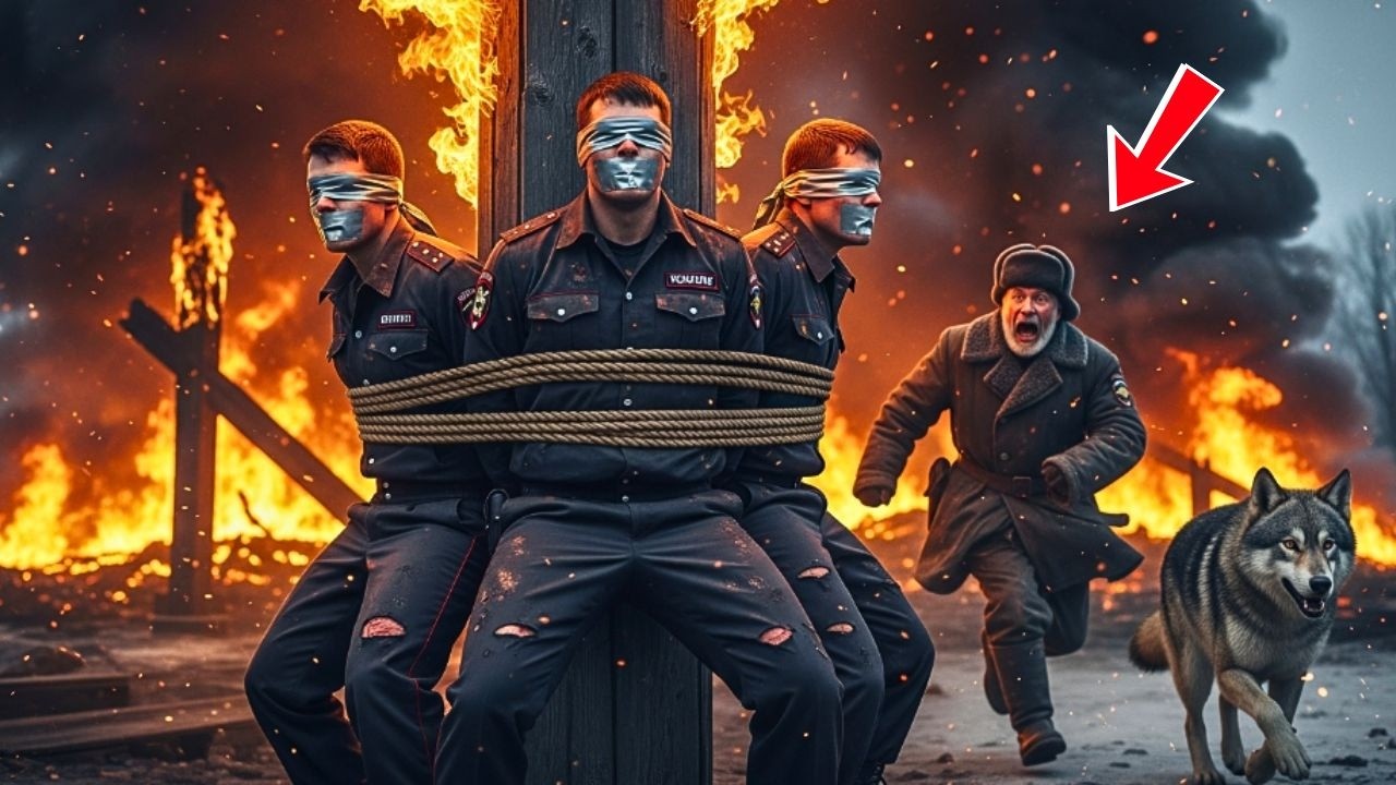 Трое офицеров были оставлены умирать в огне — пока не появился Серый Волк