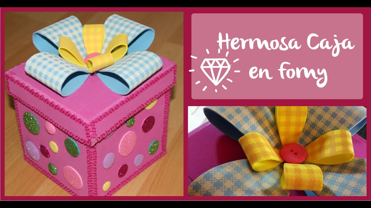 director Nominación gemelo how to Make gift box foamy easy and fast DIY - YouTube