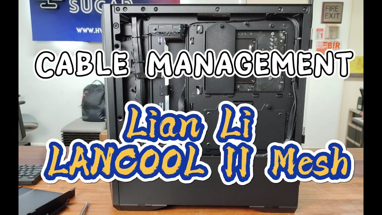 Cable Management using Lian Li Lancool II Mesh RGB (Time-lapse) | PCCM ...