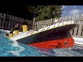 Sinking LEGO Titanic [7 foot model]