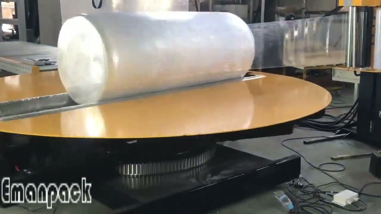 Jumbo roll wrapping machine, paper roll packing machine