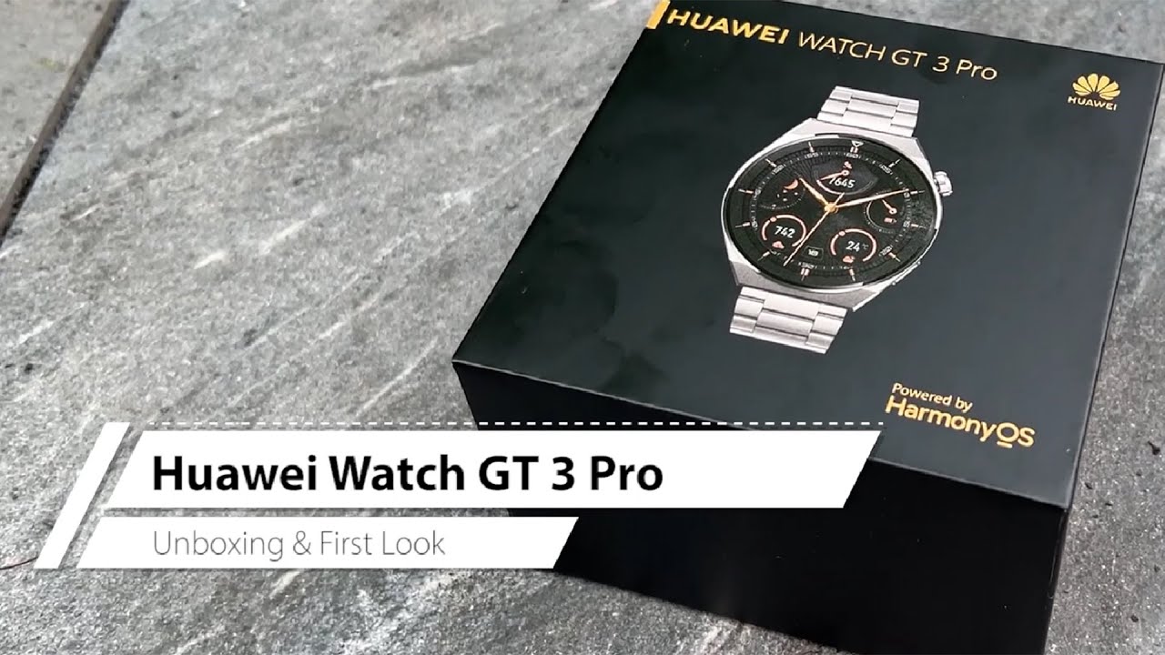 Huawei Watch GT 3 Pro - Unboxing & First Look
