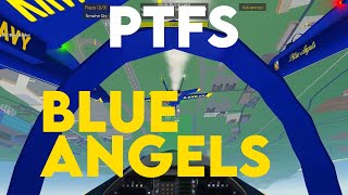 Flying with the PTFS Blue Angels! (Pilot Training Flight Simulator ROBLOX) screenshot 4