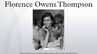 Details Florence Owens Thompson News