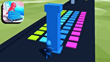 Stack Colors 🏃🌈⭐ All Levels 69 Gameplay (iOS,Android)